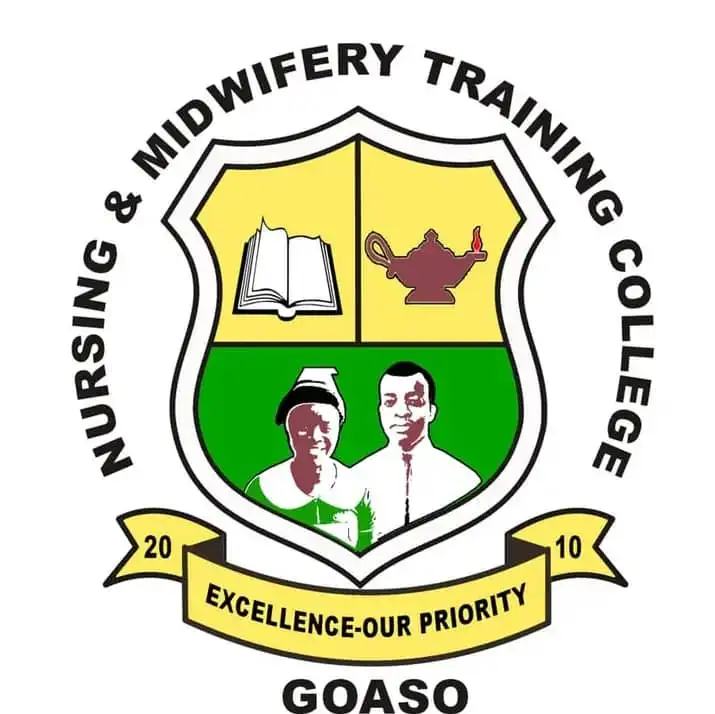 Goaso nursing and midwifery training school logo